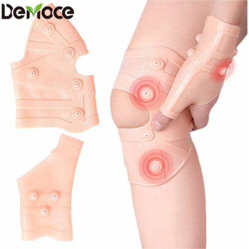 SEBS Magnet Protector Set Feet Hands Wristband Protectors knee Protection Skin Care Anti Cracking For Outdoor Cycling Sports Use