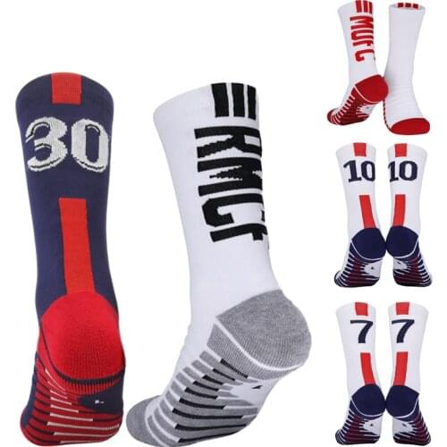 Sport Football Soccer Trainning Socks Crew Quick Dry Performance Cushion Socks for men High quality