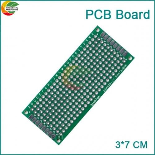 5PCS Double Side Prototype PCB Bread board Tinned Universal 3x7 cm 30x70 mm FR4