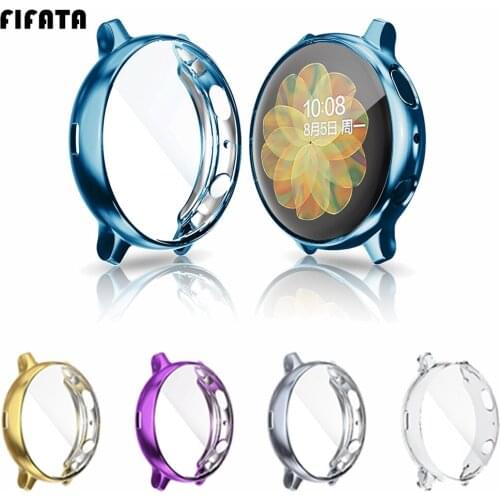 Protective Case For Samsung Galaxy Watch Active2 40mm 44mm Protector Frame Cover TPU Shell For Samsung Galaxy Active 2 Bumper