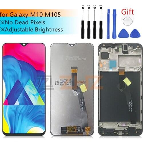 For Samsung Galaxy M10 LCD Display M105 Touch Screen Digitizer Assembly screen replacement Repair parts 6.22"