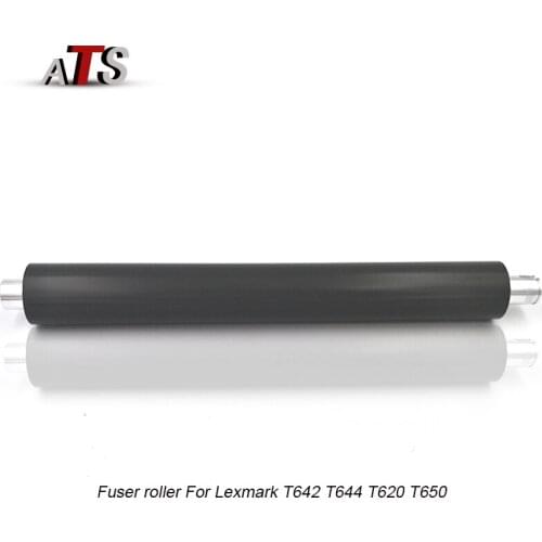 1PC Upper Fuser Roller Heat Roller for Lexmark T 640 642 644 650 620 compatible T640 T642 T644 T650 T620 Copier spare parts