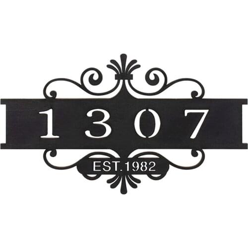 2021 New Personalized Wooden Name Sign Home Door Ornaments Furniture Wedding Decorations Customized Wall Decorate Dropshipping