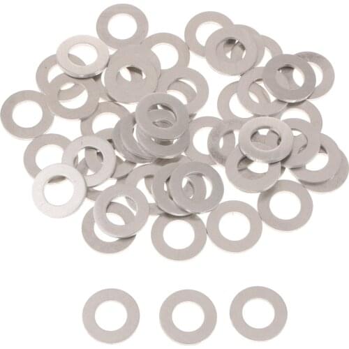 50PCS M12 Aluminum Oil Crush Washers/Drain Plug Gaskets Compatible with Toyota 90430-12027