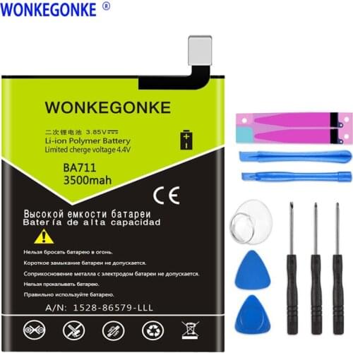 WONKEGONKE 3500mAh BA711 For Meizu Meilan M711M M711Q M711C Good Quality Phone Battery