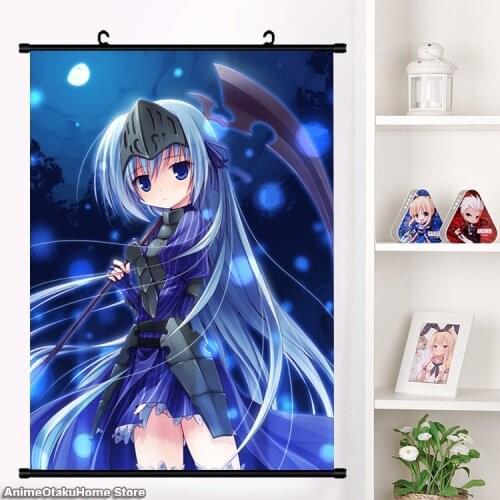 Anime Kore wa Zombie Desu ka? Is This a Zombie? Aikawa Ayumu Eucliwood Hellscythe Wall Scroll Mural Poster Otaku Home Decor Art