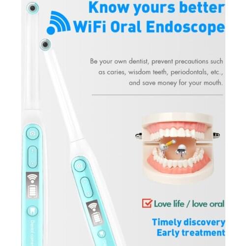 IM401 USB Wireless Oral Dental Intraoral Camera Dentistry Device Real-Time Video Inspection Cleaning Tool Built-in IPEX Antenna