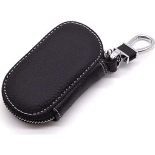 1PCS Genuine Leather Key Wallet Car Key Bag Multi Function Key Case For Subaru Forester 2014 Uutback Impreza Legacy XV 2021 STI