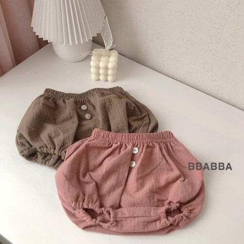 Baby Linen Cotton Bloomers Fashion Korean Summer Newborn Girls Boys Toddlers Daiper Cover Shorts Children Kids Bread Pants