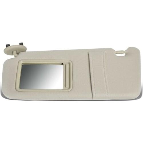 For 2007-2011 Toyota Camry Left Driver Side Sun Visor Sunshade Light Beige