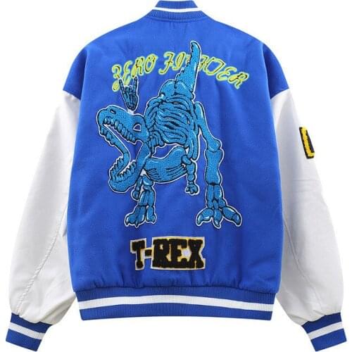 2021 Spring Autumn Mens Spring Dragon Embroidery Coats Fashion Slim Bomber Jacket New Baseball Jackets Coat Men Coat