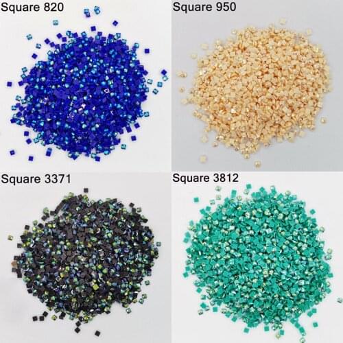 New Colorful AB Drills Diamond Painting Accessories Square Rhinestones Diy Diamond Mosaic Stone Handmade Craft Gift