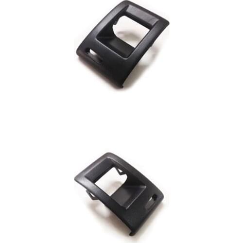 1 PAIR Black Rear Seat Backrest Lock Trim Panel Cover Left Side and Right Side For VW Passat B6 CC