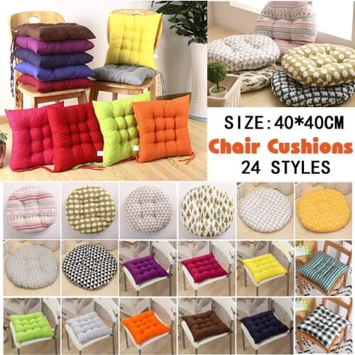 Chairs Pillows Sitting Sofa Floor Seat Cushion Pillows Thicken Tatami Dining Chair Cushions Solid Color Home Decorative New