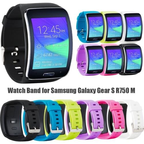 Sport Strap for Samsung Galaxy Gear S R750 M Silicone Wristbands Replacement Band for Samsung R750 Bracelet Accessory