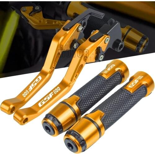 Motorcycle Handle Grips Handbar Ends Brake Clutch Lever For SUZUKI Bandit GSF600 GSF 600 2007-2015 2014 2013 2012 2011 2010 2009