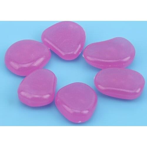 Garden Glow In The Dark Luminous Pebbles For Walkways Plants Aquarium Decor Glow Stones Garden Decoration