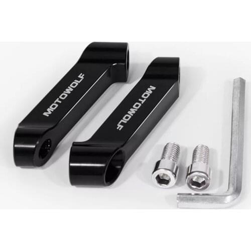 Motorcycle Rearview Mirror Extension Mount Bracket Holder Universal 8/10mm Motorbike Rear view Mirror Extension Bracket Holder