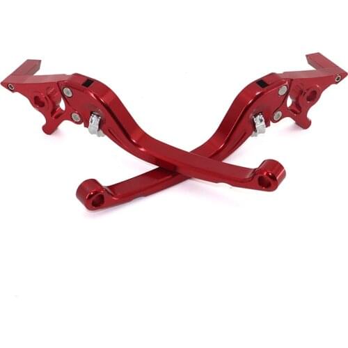 CNC Universal Motorcycle Scooter Brake Lever Front Disc Rear Drum Adjustable Brake Clutch Levers Handle For HONDA YAMAHA SUZUKI
