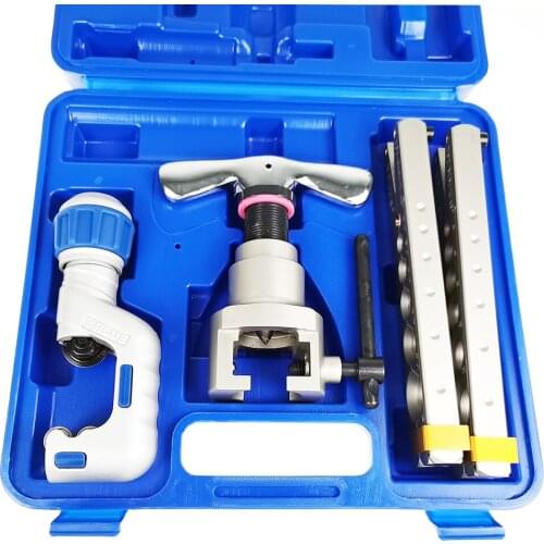VTF 808U R410A (with cutter) flaring Tool For Refrigeration Contain Tube Cutter Refrigeration Repair Tool Copper Pipe Expander