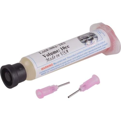 1pc Solder Soldering Paste Flux Grease 10cc with 10pcs Needle NC-559-ASM-UV BGA PCB for Welding Tools Advanced Oil Flux Grease