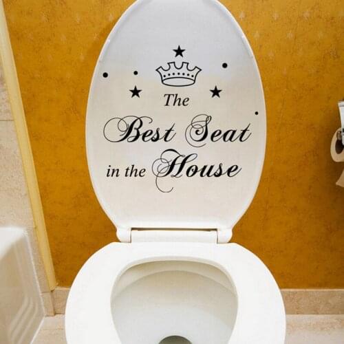 1PC Seat Funny Style Toilet Stickers Shower Decals Pinup Picture Home Decor Bathroom Accessories
