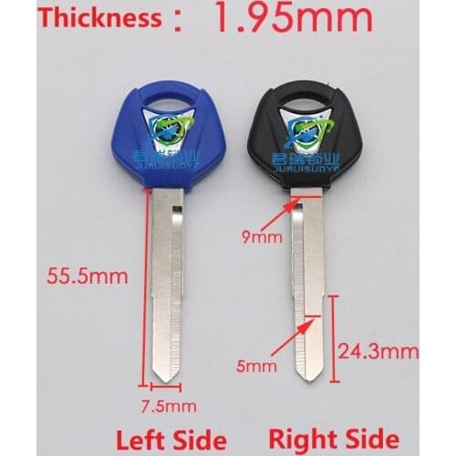 10pcs x For Yamaha Motorcycle key embryos with left and right Blank key