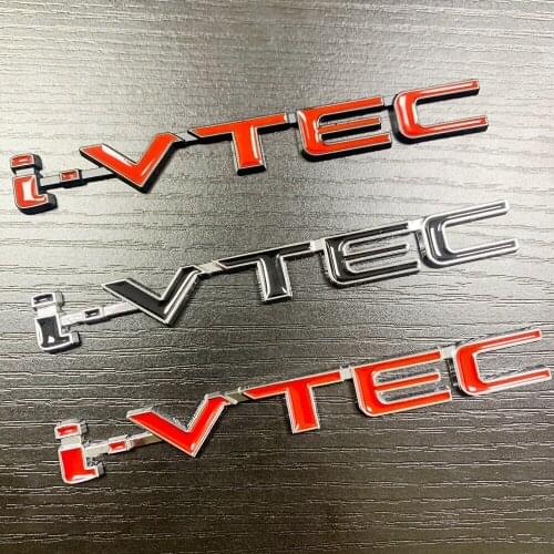 10x 3D VTEC I-VTEC Emblem Badge Sticker Decals for Civic Odyssey V6 V8 AWD Fender side Trunk