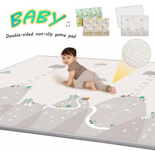 200x180x1cm Waterproof Non-slip Kids Baby Game Crawling Mat Pad Blanket Carpet New