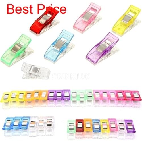 2000Pcs/Lot High quality multicolor Plastic Clips For Patchwork Sewing DIY Crafts Quilt Quilting Clip Clover Wonder Clip