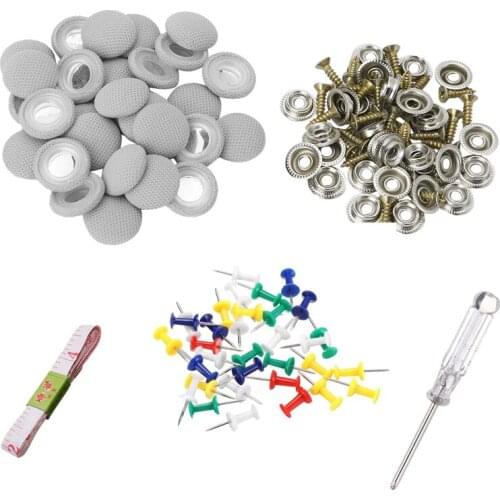 60Pcs Diy Roof Lining Repair Kit Fix Sagging Headliner Pin Buckle Screw No Glue for Truck/Car Screw Ceiling Repair