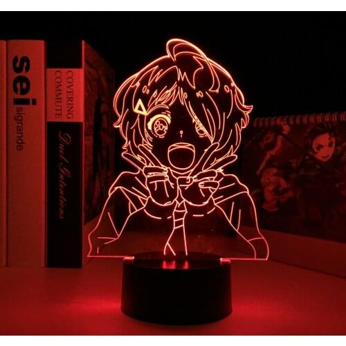Anime Wonder Egg Priority Ai Ohto 3D Led Night Light for Home Decor Kids Birthday Gift Nightlight Mange 3d Lamp