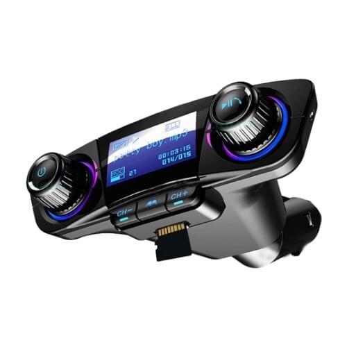 VODOOL Car FM Transmitter Dual USB Fast Charger Bluetooth Handsfree Receiving Car Kit Wireless TF Card MP3 Player Car Accessorie
