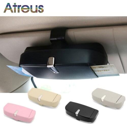 Car Glasses Box Card Holder For Mini Cooper R55 R56 F55 R60 Volkswagen VW Polo Passat B6 B7 B8 Golf 4 5 6 7 Touareg Bora Tiguan