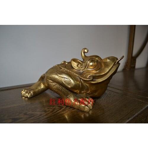 Bonus [accessories] antique copper handicraft ornaments / Accessories / cicada Home Furnishing toad