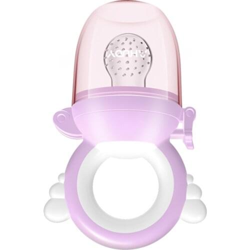 YOUHA Baby Food Feeder Silicone Nipple Teething Toys Fresh Fruit Feeders Food Feeding Teether Training Massaging Toy for Toddler