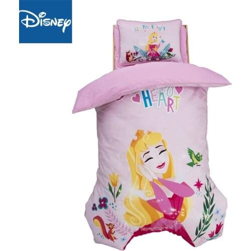 Cartoon Disney Princess 3Pcs Baby Bedding Set For Newborns Kid Bed Linen For Boy Pure Cotton Crib Bedding Duvet Cover Pillocase
