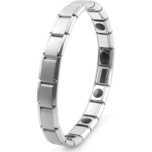 Mens Stainless Steel Chain Link Cuff Bracelet Wristband Bangle Jewelry Punk New LX9E