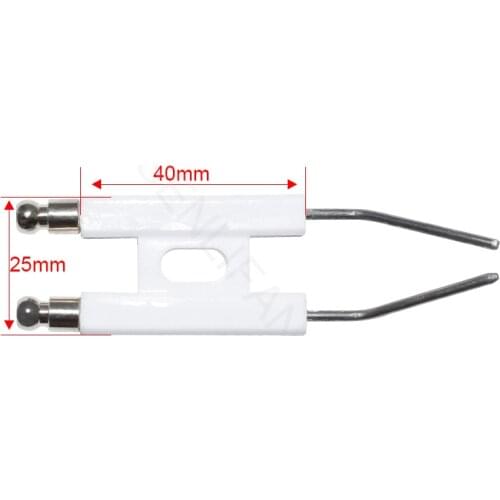 85MM*50MM*25MM H type Ignition Electrodes for Oil Burner WB04waste oil burner ceramic electrode
