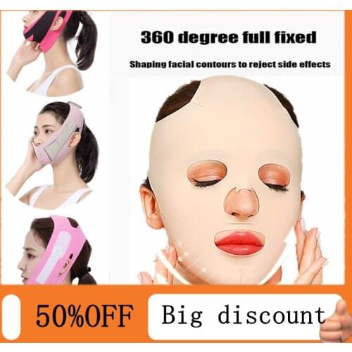 Hot sale 11 Styles Lift Up Belt Shape Reduce Double Chin Thining Band Massager Face V Shaper Facial Slimming Bandage
