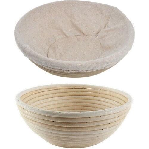 Bread Proofing Food Storage Basket Banneton Brotform Rising Rattan Basket Lining Oval Fruit Tray Home Rattan Organizer WF1029