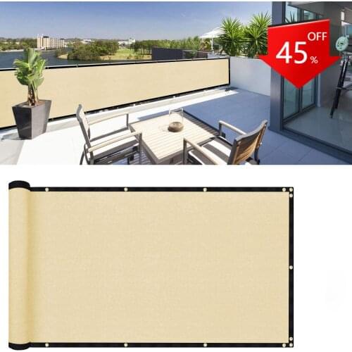 Balcony Privacy Screen Cover,Fence Windscreen for Outdoor, Backyard, Patio, Balcony to Cover, UV-Proof, Weather-Resistant