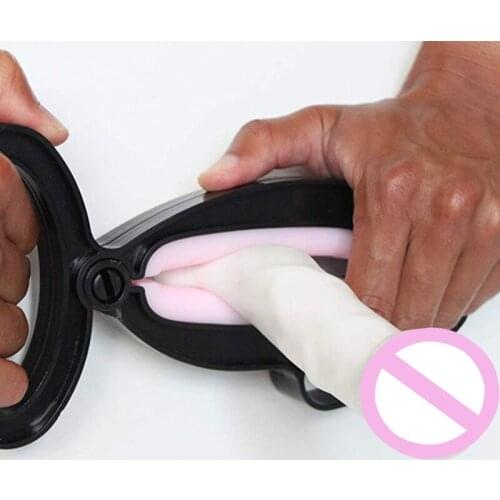 Male Penis Enlargement Extender Massager Wand Device Penis Gym Squeeze Milking Clip Masturbation stimulation tool