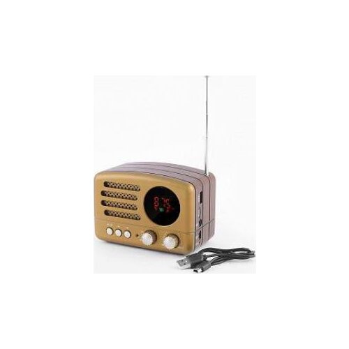 Meier M-162BT Classic Brown Model Radio Bluetooth USB TFCARD