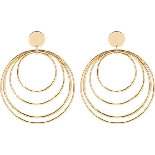 New Fashion Bohemia Big Hollow Circle Design Hoop Earring Best Gift For Lovers Girl Wholesale Jewelry Accessories