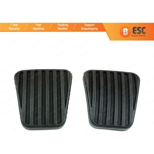 ESP518 2 Pieces Clutch Brake Pedal Rubber 560808 for Opel Vauxhall Corsa Vectra A B Kadett Tigra Astra F Ascona calibra Combo