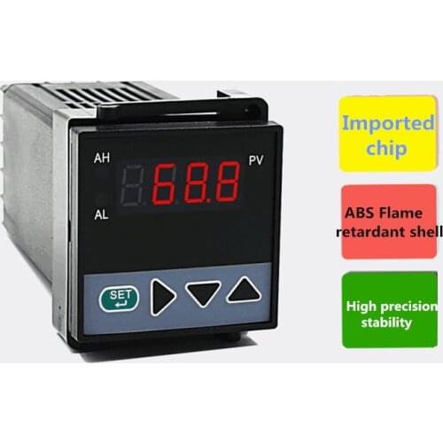 Universal input digital display temperature controller Intelligent thermostat thermocouple probe for PT100 PT1000 CU50 K E S