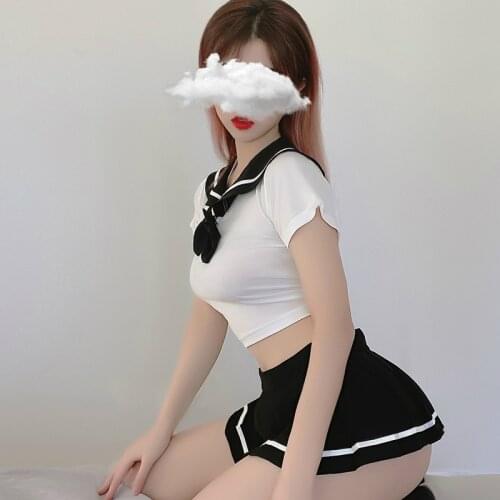 Japanese Kawaii JK Cute Girls Miniskirt Lolita Woman School Uniform Sexy Collage Student Party Anime Cosplay Costume
