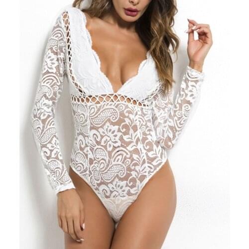 Mesh Lace Print Sweet Hedging Womens 2021 Spring and Summer Sexy Hollow Transparent Deep V Street One-piece Beach Party Dress