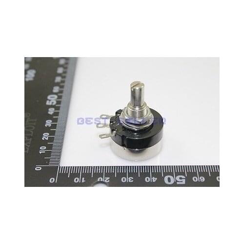 10pcs RV24YN 20S B254 250Kohm Carbon Composition Rotary Taper Potentiometer 10